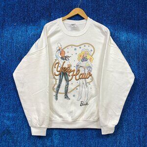 Mattel Barbie Rodeo Cowboy Ken & Yee Haw Barbie Crewneck L